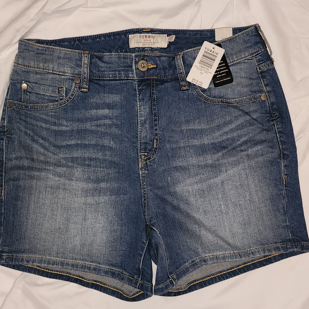 TORRID Women's Blue Denim Shorts